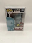 Funko Pop Star Wars Qui Gon Jinn 128 Holographic Exclusive Convention 2017 +PTCR