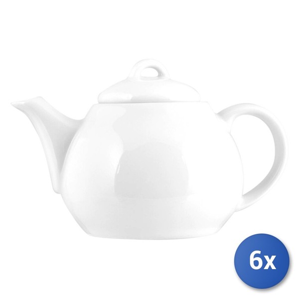 6X Teekannen Porzellan Ariston Cc330 2 Tassen H GrüN Hotelware-image
