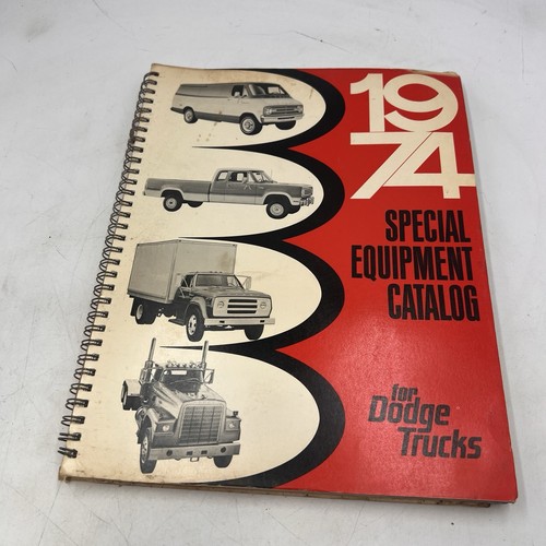 Original 1974 Dodge Truck Special Equipment Manual Dealer Catalog 74 Pictures