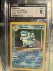 CGC 9 MINT Blastoise 2000 Base Set 2 2/130 Holo SWIRL Pokemon Card
