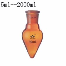 5ml-2000ml Lab Laboratory glassware flask Beaker Amber 14 -29 biology Chemistry