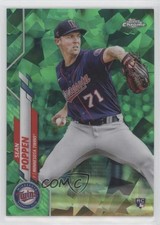 2020 Topps Chrome Update Sapphire Edition Green 1/45 Sean Poppen #U-79 s7f
