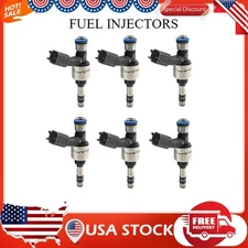 GDI FUEL INJECTOR SET OF 6 FOR 2012-21 BUICK CADILLAC CHEVY IMPALA GMC 3.6L V6