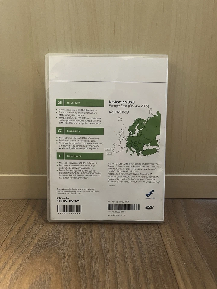 Navigations DVD Europa East (CW45/2015) - Bild 2 von 3
