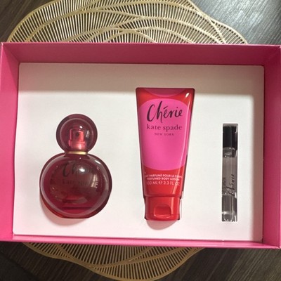 kate spade new york Chérie Gift Set Eau de Parfum, Body Lotion, Travel Spray