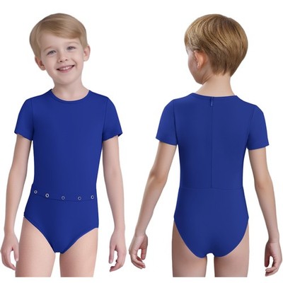US Kids Special Needs Adaptive Clothing Back Invisible Zipper Anti-Strip Romper