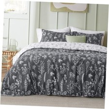 Duvet Cover King Size - King 104" x 90" 05 - Dark Grey No Comforter 