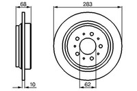 2X Bosch Bremsscheibe 0 986 478 445 FüR S70 876 874 850 V70 875 Volvo 1 855 AWD
