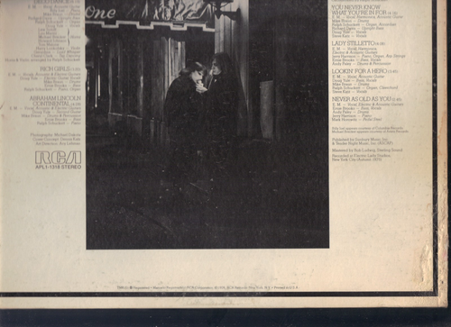 ELLIOTT MURPHY - Night Lights - RCA 70s rock LP - NICE - Picture 4 of 4