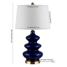 Safavieh BRIELLE 26.5" TABLE LAMP, Reduced Price 2172771767 TBL4282B