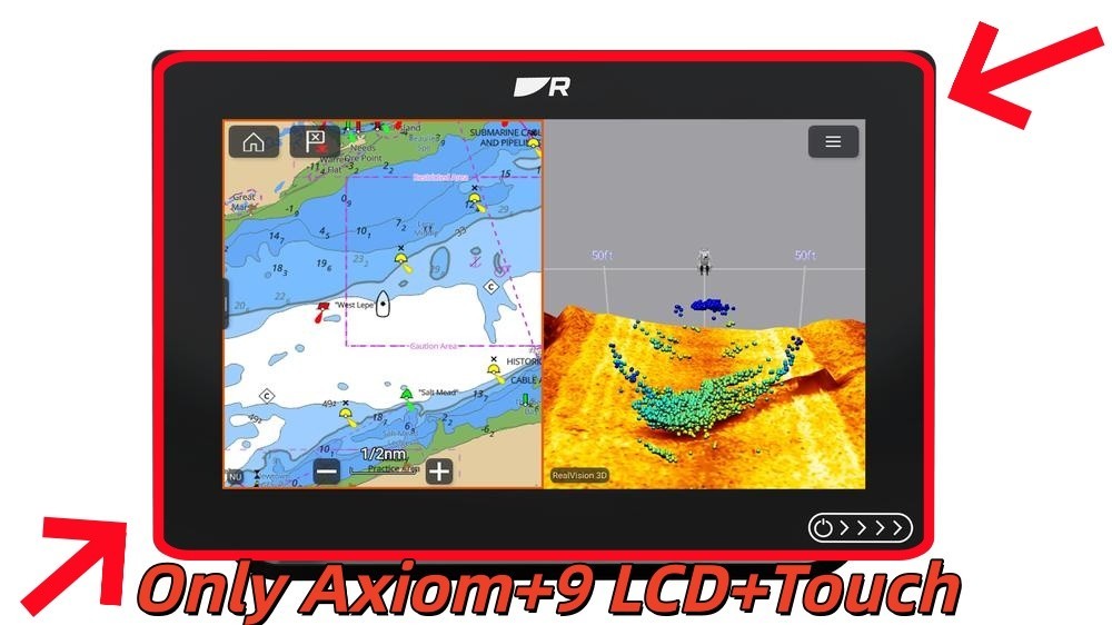 New Original For Raymarine Axiom+9 Fishfinder LCD Display With Touch Screen