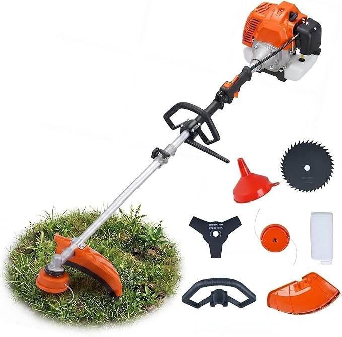 GrassyRegna60Marine + タイマー + ワイヤーのフルセット 3-in-1 52cc 2-Cycle Gas Grass String Trimmer Gas Weed Eater Lawn
