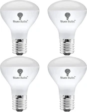 4 Pack R14 LED Bulb 4W E17 Base Mini Reflector Floodlight 4000k -Cool White 