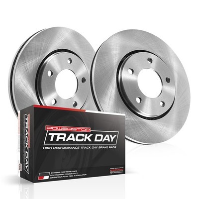 TDBK6672 Powerstop 2-Wheel Set Brake Disc and Pad Kits Rear for 330 328 BMW 440i