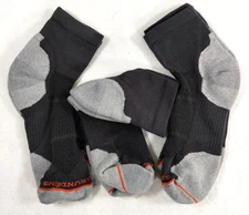 3 - Grundens Ankle Sock Merino Wool Men's Large 9-12 (3 Pairs)