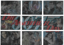 James Bond : Die Another Day - Complete 9-Card Montage Foil Chase Set NM 2002