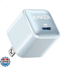 Anker USB C Charger Block, 20W PIQ 3.0 Compact Fast Charging for