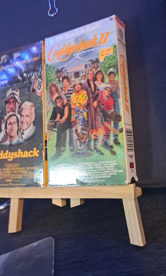 Caddyshack 1 1980 & 2 1988 Vintage Cult Classic Comedy VHS Chevy Chase - Imagem 2 de 4