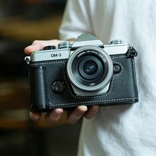 Camera Bag Leather Dock Case Base Protection Cover Shell For Olympus OM3 OM-3