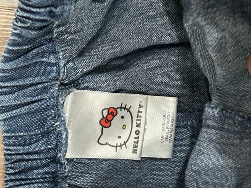 Hello Kitty Girl’s Denim Skort Elactic Back Embroidered Hello Kitty Size 5 - Picture 6 of 6