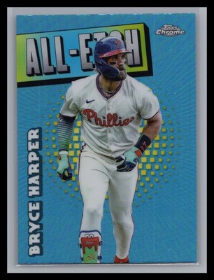 2025 Topps Chrome #CAE-7 Bryce Harper ALL ETCH Insert Philadelphia