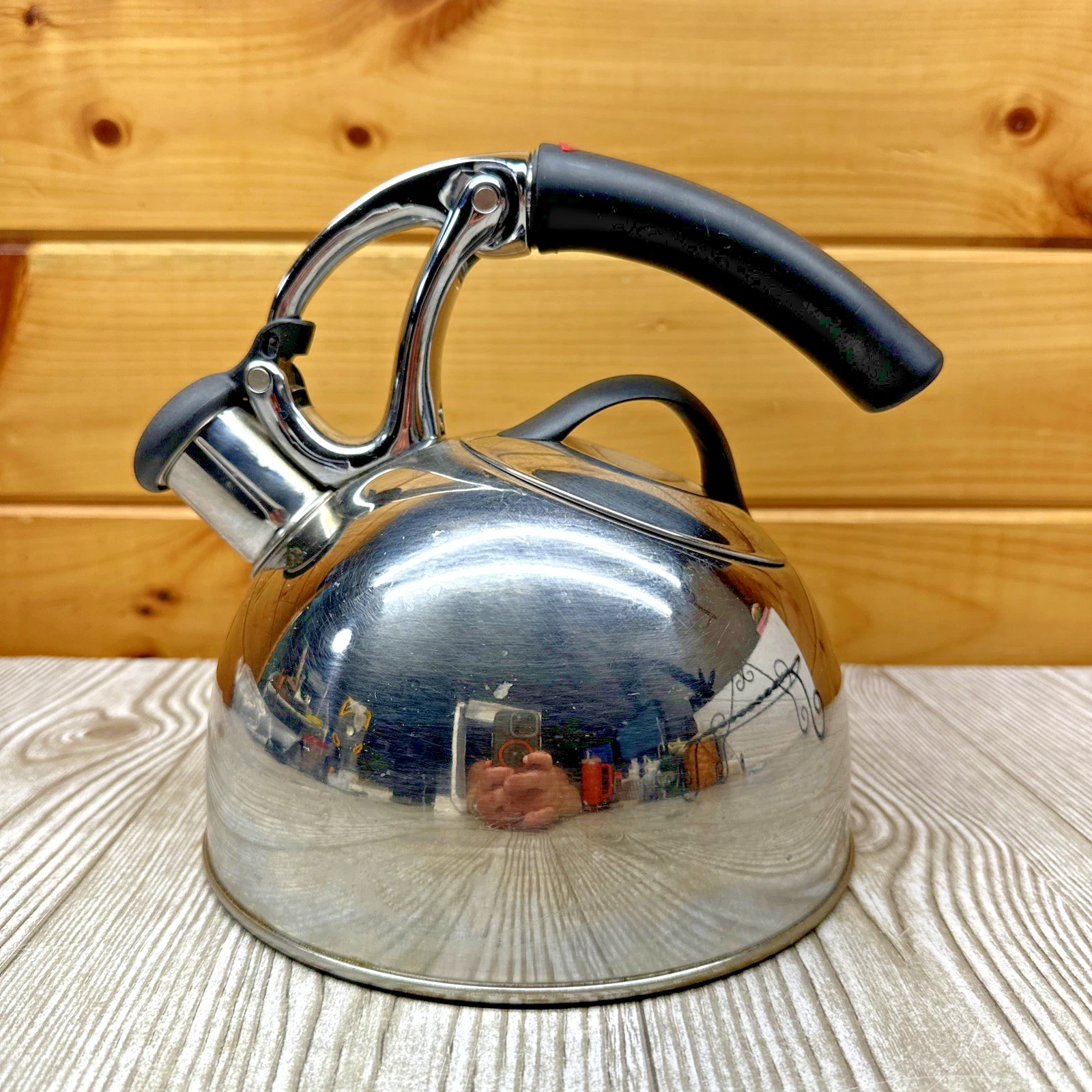 OXO Uplift Tea Kettle 18/8 Stainless Steel 2qt/1.9L Good Grips Uplift Stovetop