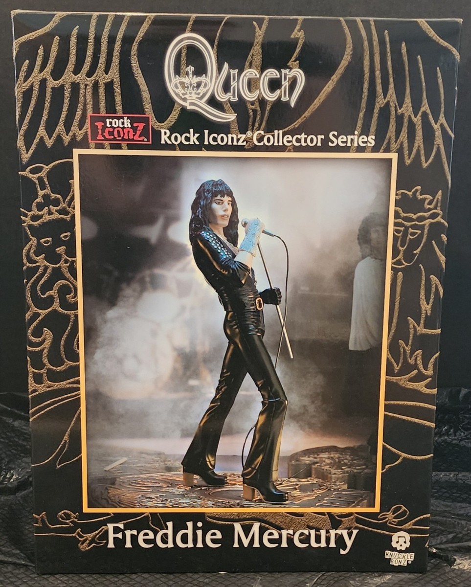 KnuckleBonz Rock Iconz Freddie Mercury Statue Queen Collectible