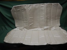 New Repo 1966 Chevelle Coupe Rear Seat Covers White Di 66