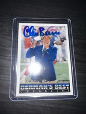 AUTOGRAPHED 1993 Chris Berman Upper Deck Checklist Berman’s Best Card NFL