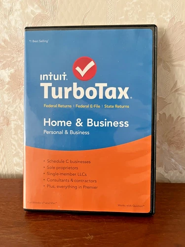 Intuit TurboTax 2015 Federal State Personal Home & Business for Windows and Mac