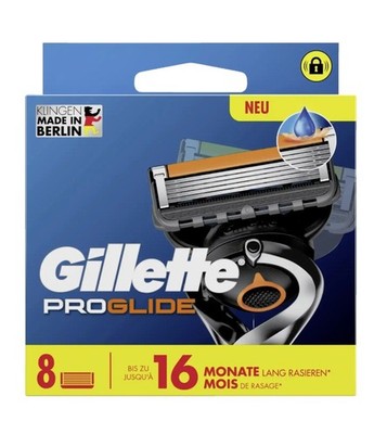 Gillette ProGlide Manual Rasierklingen Original ,X8