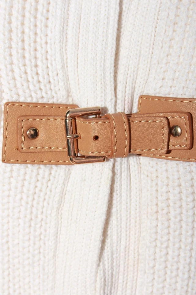 MASSIMO DUTTI Rebeca Mujeres Prendas de punto Talla EU 36 blanco look casual - Imagen 4 de 4