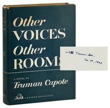Truman Capote / Other Voices Other Rooms / Signed First Edition in DJ / 1948
