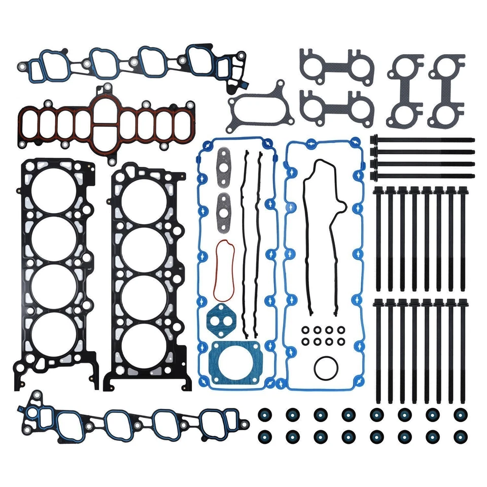 Juego de pernos de junta de cabeza de 5,4 L para Ford F150 F350 Expedition Excursion E150 2000-04 Foto 3 de 4