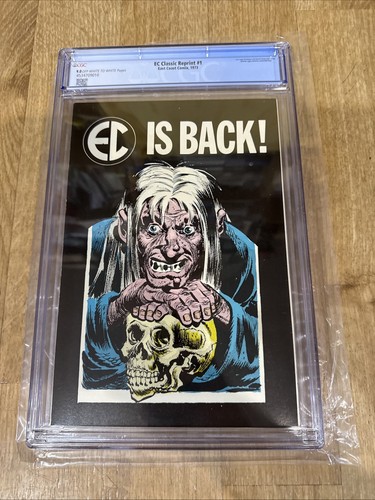 EC Comics CRYPT Of TERROR #1 1973 CGC 9.0 OW Pgs EC Reprints Graded Comic - Picture 3 of 3