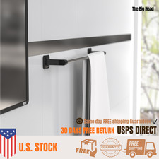 No Drill Bathroom Towel Bar Adhesive Towel Rack Wall Mount Rustproof Steel