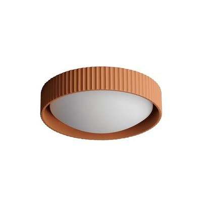 Used ET2 Lighting E25051-TRC Souffle - 25W 1 LED Flush Mount-3.75 Inches Tall