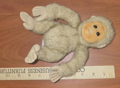 Hosung Little Monkey Lost Plush Soft Toy Vintage 1997 Little Tan
