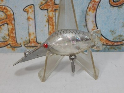 Vintage Luhr Jensen Hot Shot 3 Silver Prism-lite/Silver Scale #960 Pre Rapala