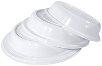 Contacto Tellerglocke, Weiß 32 Cm