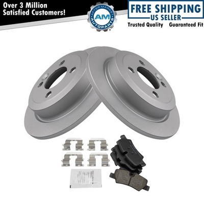 Rear Brake Pad & Rotor Kit Brake Rotor For 2014-2015 Mini Cooper