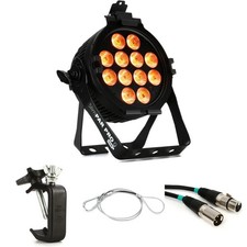 Chauvet DJ SlimPAR Pro Q USB RGBA Par Light Essentials Bundle