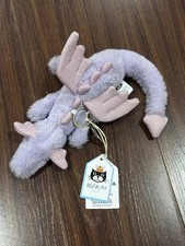 NEW Jellycat Purple Dragon Bag Charm Plush Keychain NWT Gift Toy Cute