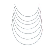 6 Pairs Bra Wires Replacement Stainless Steel Bra Underwire Coated Replacing