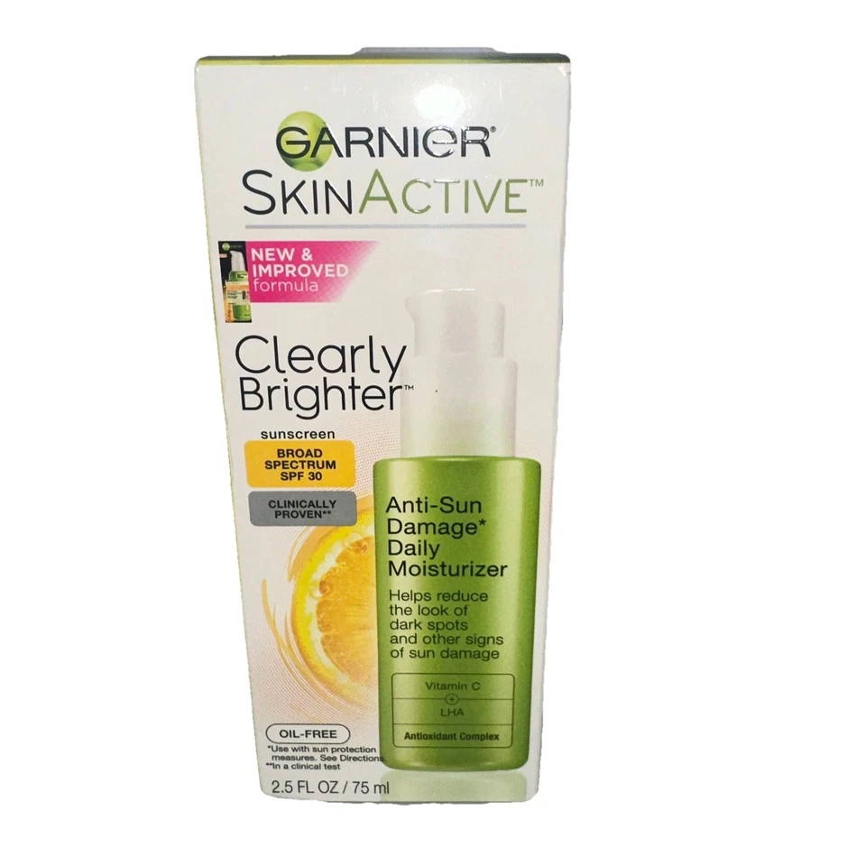 Garnier SkinActive Clearly Brighter Daily Body Moisturizer, 2.5 fl oz - Image 2 of 2