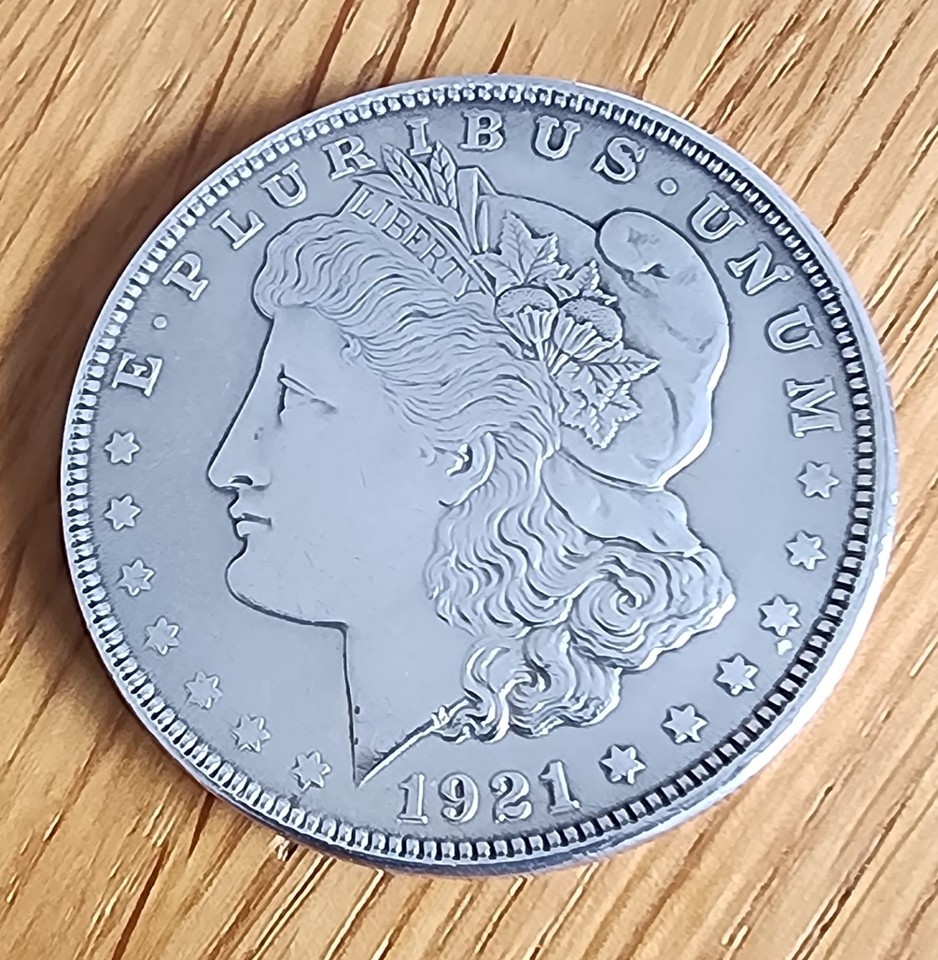 1921 Silver Morgan One Dollar Coin - E PLURIBUS UNUM | eBay.de