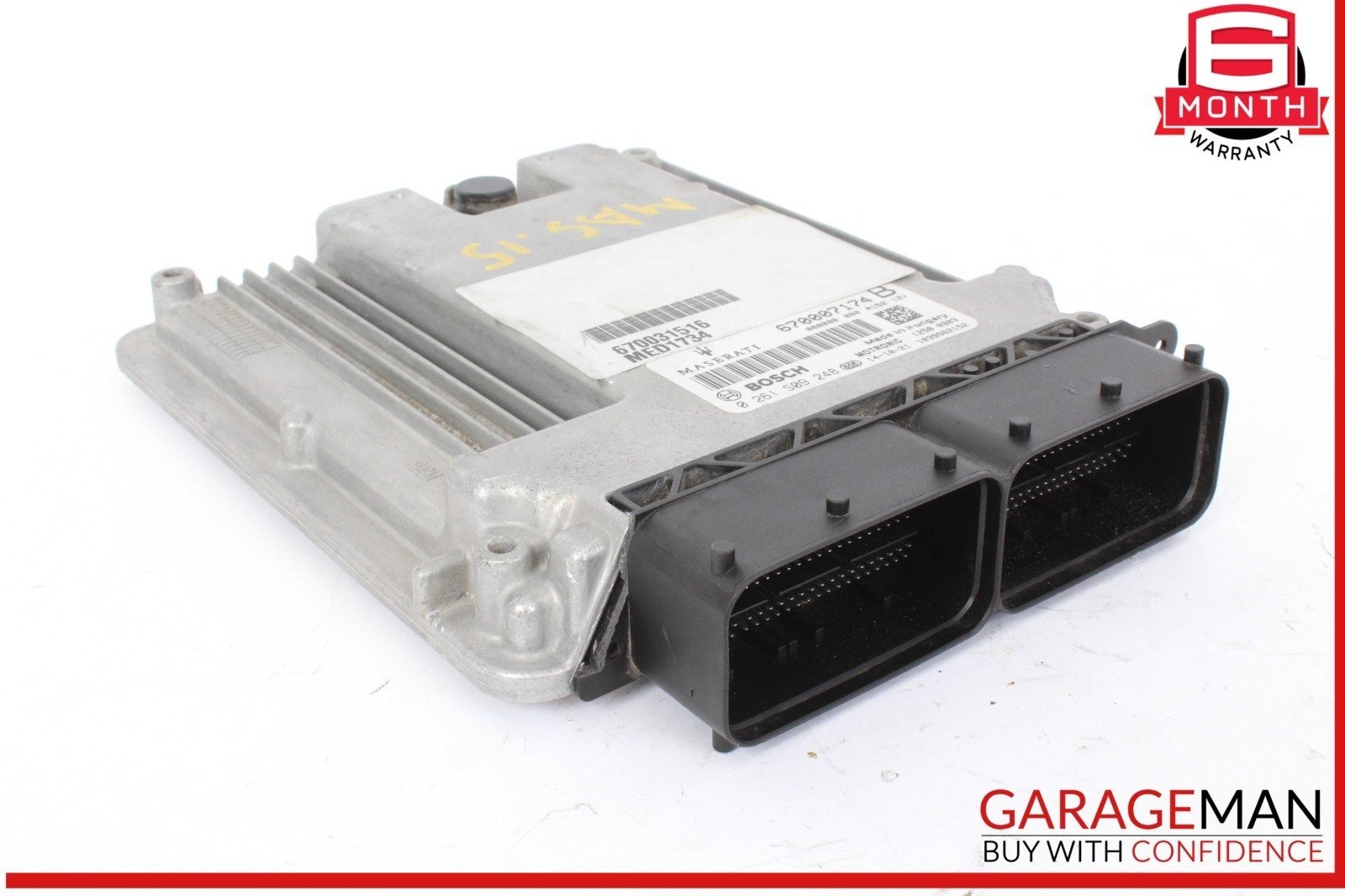 14-17 Maserati Quattroporte S ECU ECM Engine Computer Control Module Unit OEM