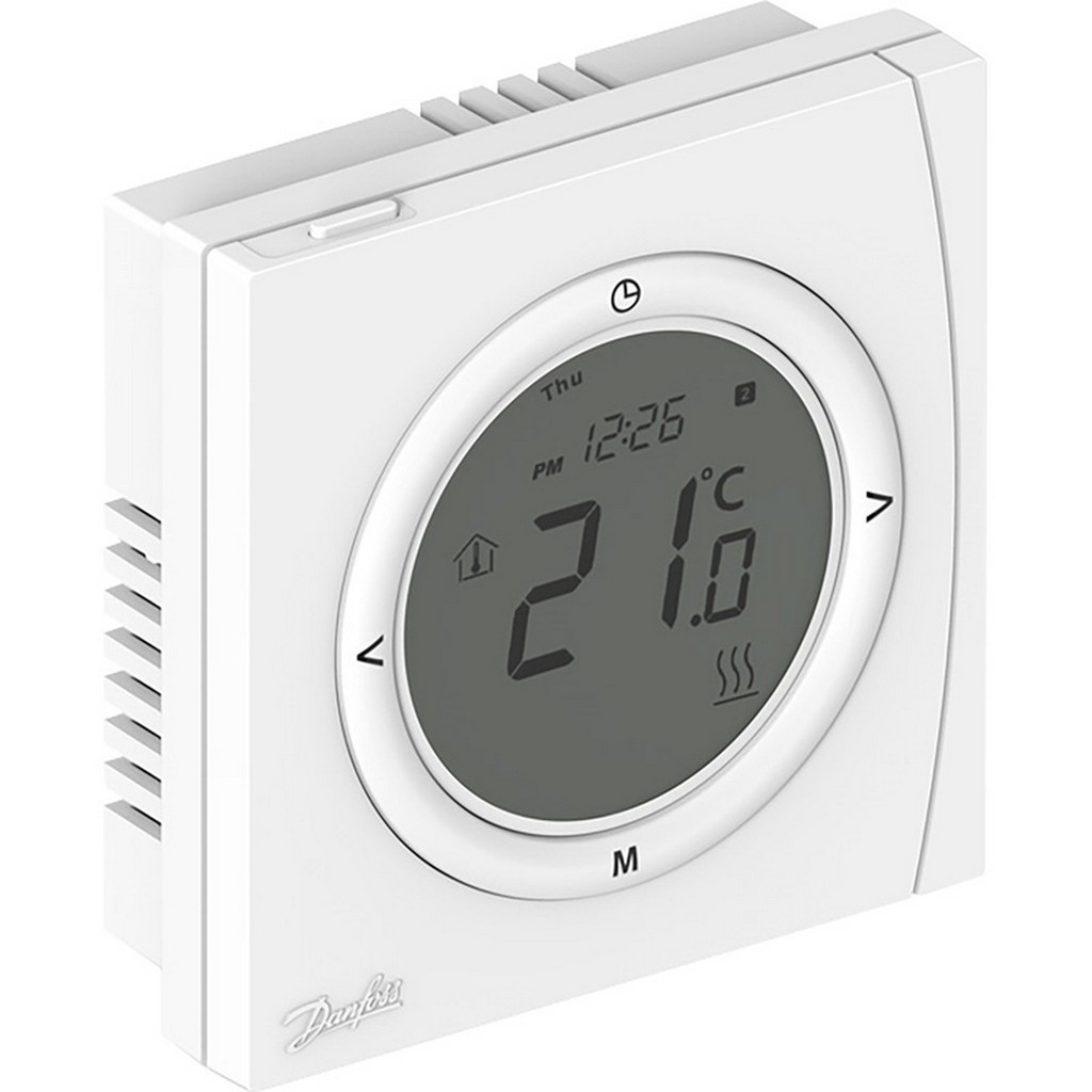 DANFOSS TP5001-M V2 087N7935 PROGRAMMABLE ROOM THERMOSTAT MAINS POWERED