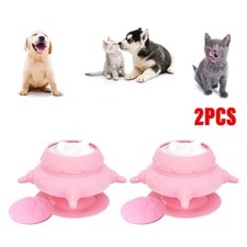 2X Milk Feeder Puppy Kitten 4 Silicone Nipples Feeding Station For Newborn Pet