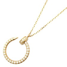 Cartier Diamond Juste Un Clou Necklace K18pg Women White One Size